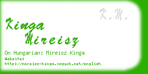 kinga mireisz business card